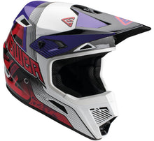 Cargar imagen en el visor de la galería, Casco Answer A23 AR1 Vendetta Red/White/ Purple