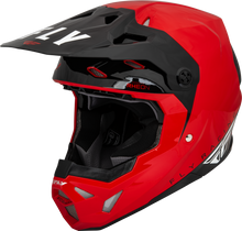 Cargar imagen en el visor de la galería, Casco Fly Racing formula CP Slant rojo, blanco negro