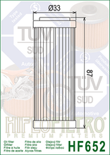 Cargar imagen en el visor de la galería, Filtro de aceite HF652