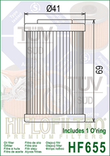 Cargar imagen en el visor de la galería, Filtro de aceite HF655