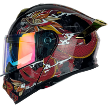 Cargar imagen en el visor de la galería, Casco THUNDER Quetzalcoatl rojo