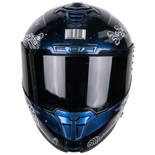 Cargar imagen en el visor de la galería, Casco SNOW Rick & Morty Galactic blue