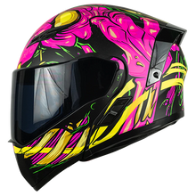 Cargar imagen en el visor de la galería, Casco Estelar Zombie rosa (Luz LED)