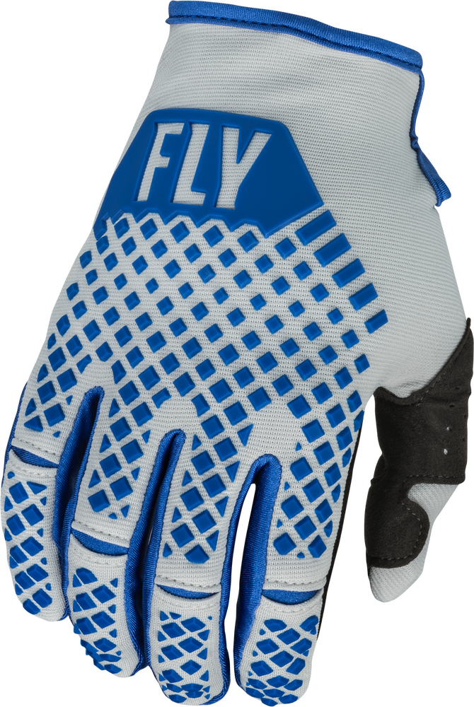 Guantes Fly Racing azul con gris claro