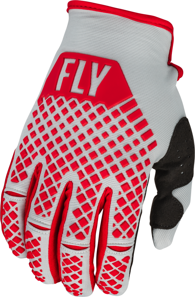 Guantes Fly Racing rojo con gris