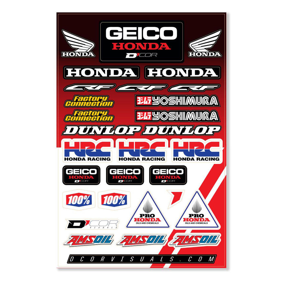 Sticker D'cor Honda HRC