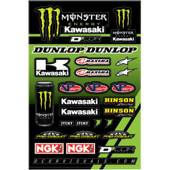 Sticker D'cor Kawasaki MEK Team Racing