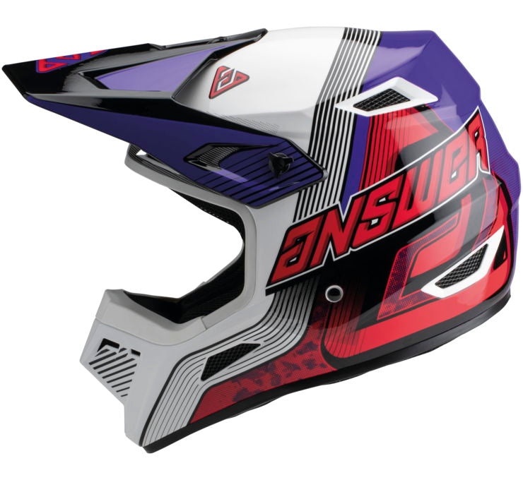 Casco Answer A23 AR1 Vendetta Red/White/ Purple