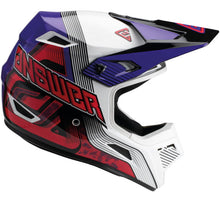 Cargar imagen en el visor de la galería, Casco Answer A23 AR1 Vendetta Red/White/ Purple
