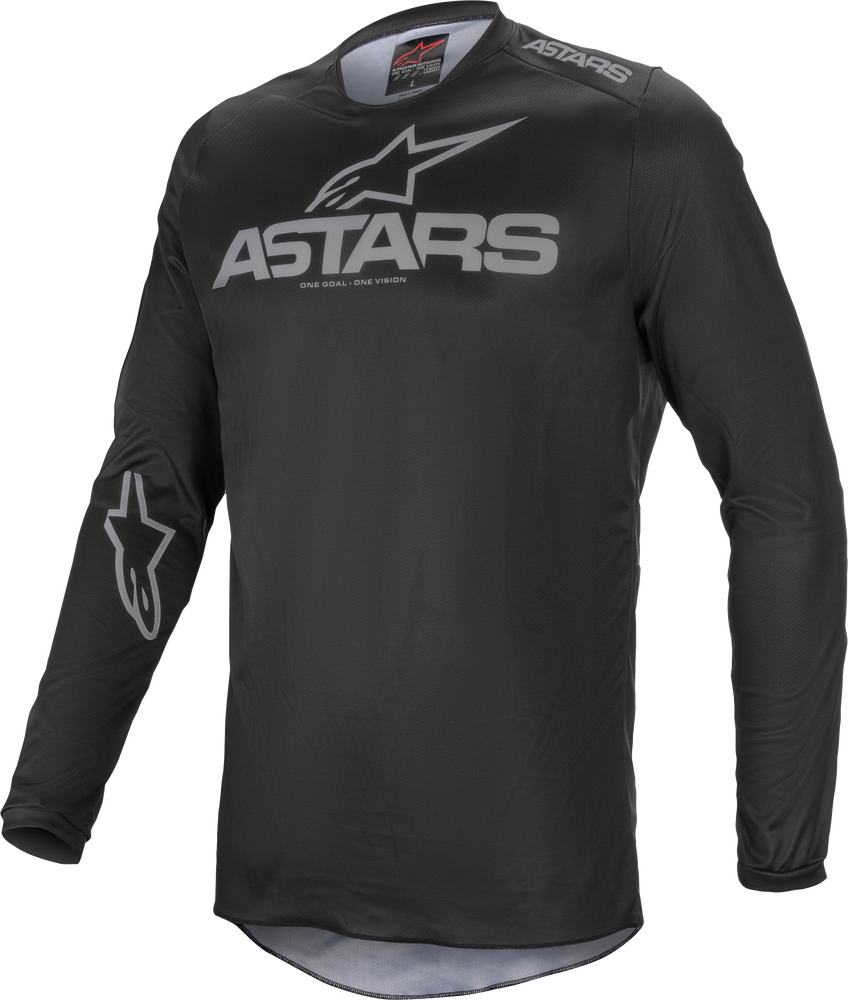 Jersey Alpinestars fluid graphite negro con gris