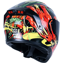 Cargar imagen en el visor de la galería, Casco Estelar Zombie rojo (Luz LED)
