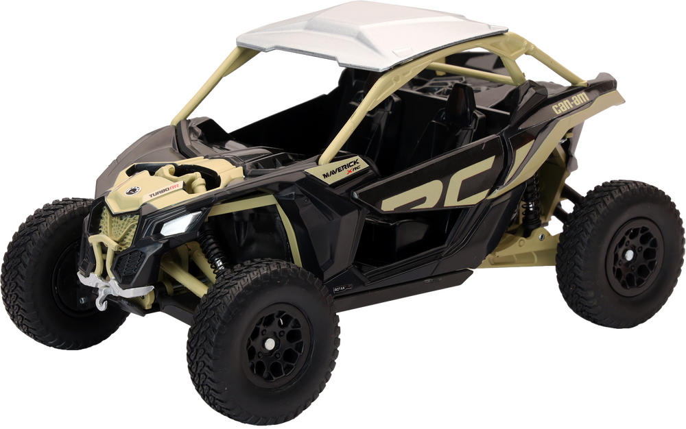Can-am X3 RC X Turbo black/tan escala 1:18