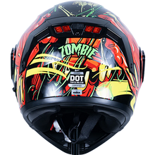 Cargar imagen en el visor de la galería, Casco Estelar Zombie rojo (Luz LED)
