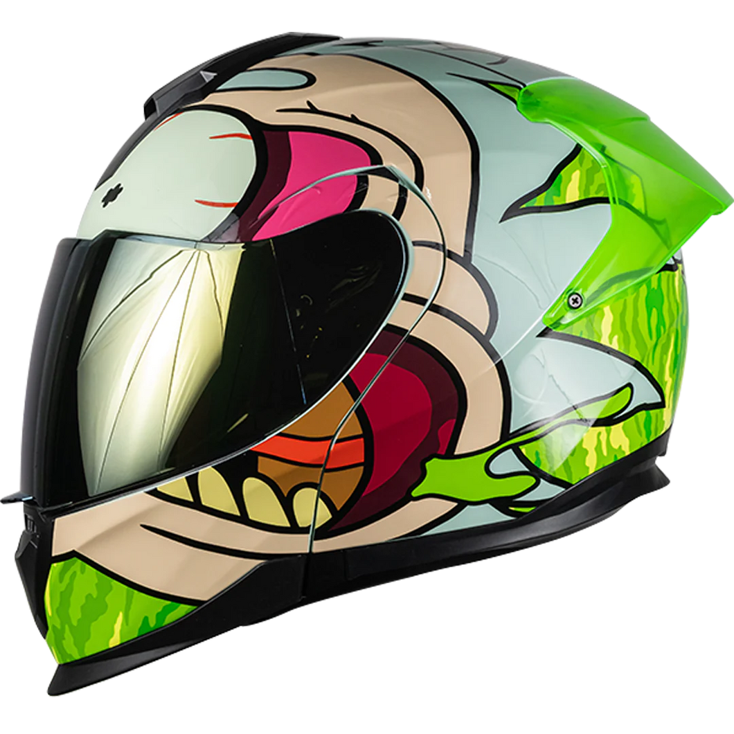 Casco APEX Rick & Morty (Fluorescente)