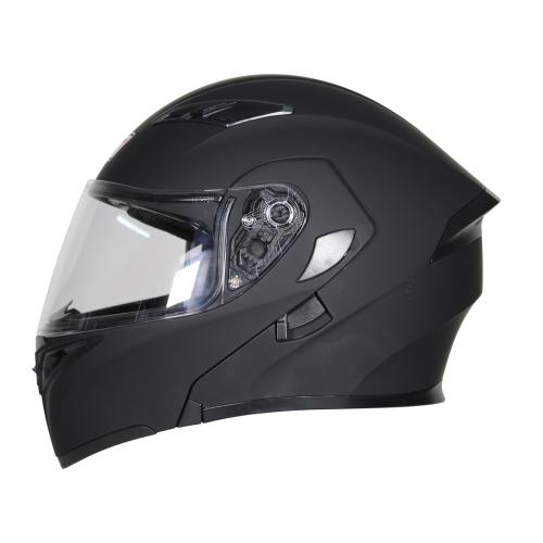 Casco Unscarred abatible negro mate