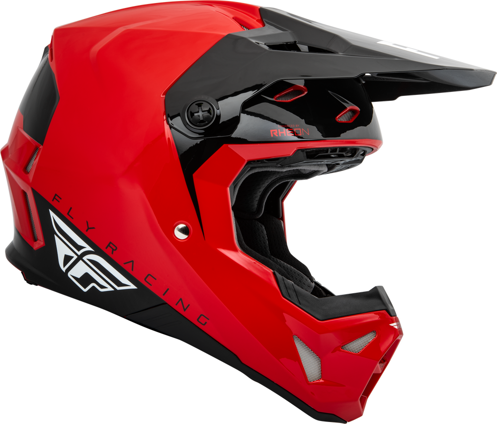 Casco Fly Racing formula CP Slant rojo, blanco negro