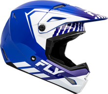 Cargar imagen en el visor de la galería, Casco Fly Racing Kinetic Menace blanco/azul 2XL
