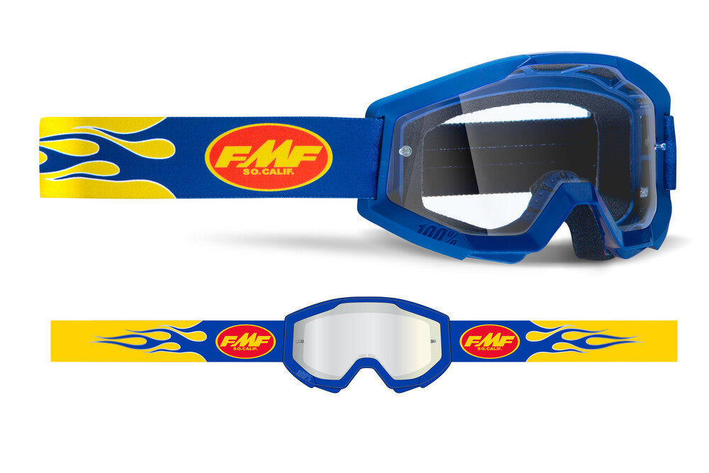 Goggles FMF PowerCore flame navy