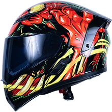 Cargar imagen en el visor de la galería, Casco Estelar Zombie rojo (Luz LED)
