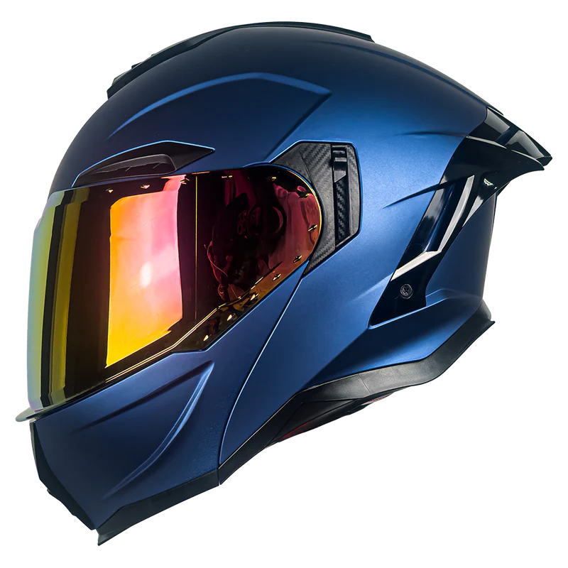 Casco APOLO azul mate