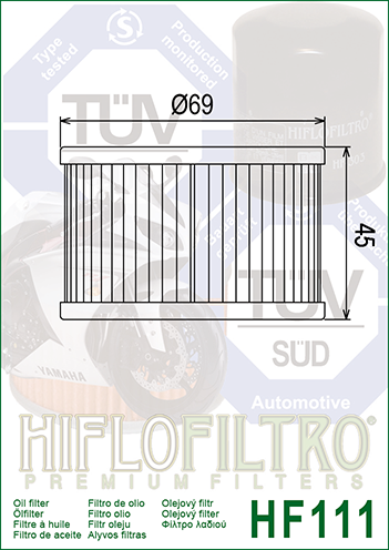 Filtro de aceite HF111