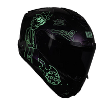 Cargar imagen en el visor de la galería, Casco SNOW Rick &amp; Morty Galactic tornasol
