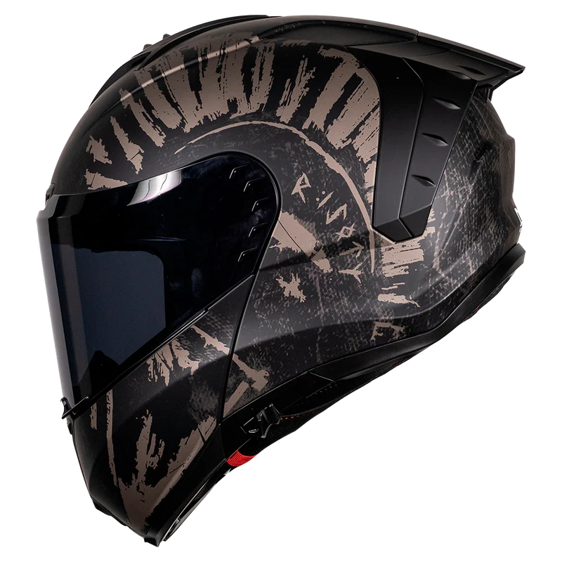 Casco SNOW Gladiator negro mate