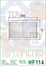 Cargar imagen en el visor de la galería, Filtro de aceite HF114

