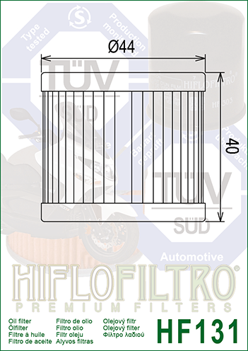 Filtro de aceite HF131