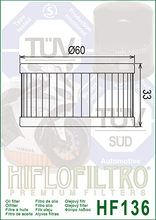 Cargar imagen en el visor de la galería, Filtro de aceite HF136
