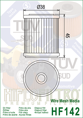 Filtro de aceite HF142