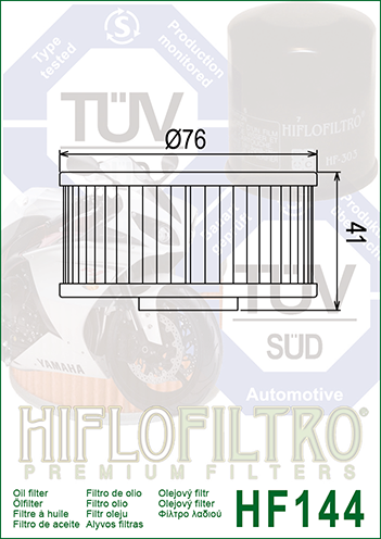 Filtro de aceite HF144