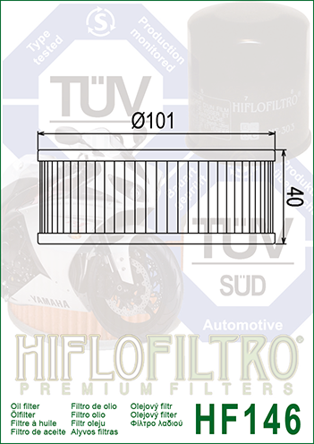 Filtro de aceite HF146