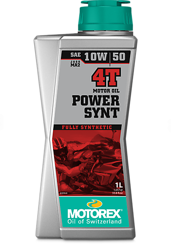 Aceite 4T Motorex Power Synthetic 10W50 (1L)