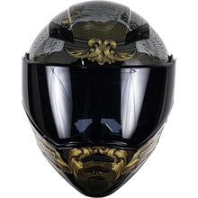 Cargar imagen en el visor de la galería, Casco ESTELAR Mexa dorado (Luz LED)
