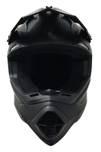 Cargar imagen en el visor de la galería, Casco Cross Hunter negro mate
