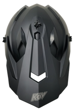 Cargar imagen en el visor de la galería, Casco Cross Hunter negro mate
