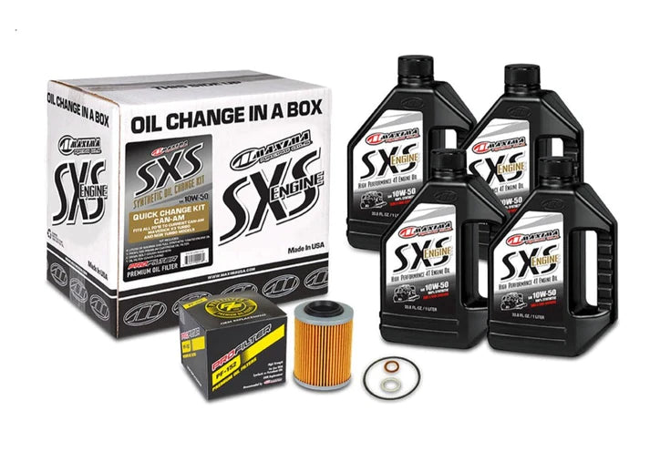 Can-am oil change kit SXS 10W50(4),HF152 (1)