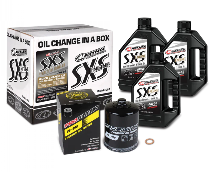 Polaris RZR SXS oil changue SXS(3)5W50, HF198 (1)