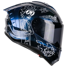 Cargar imagen en el visor de la galería, Casco SNOW Rick &amp; Morty Galactic blue

