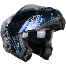 Cargar imagen en el visor de la galería, Casco SNOW Rick &amp; Morty Galactic blue
