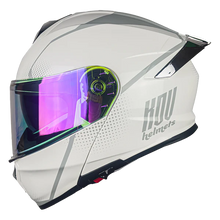 Cargar imagen en el visor de la galería, Casco THUNDER WAVES white pearl
