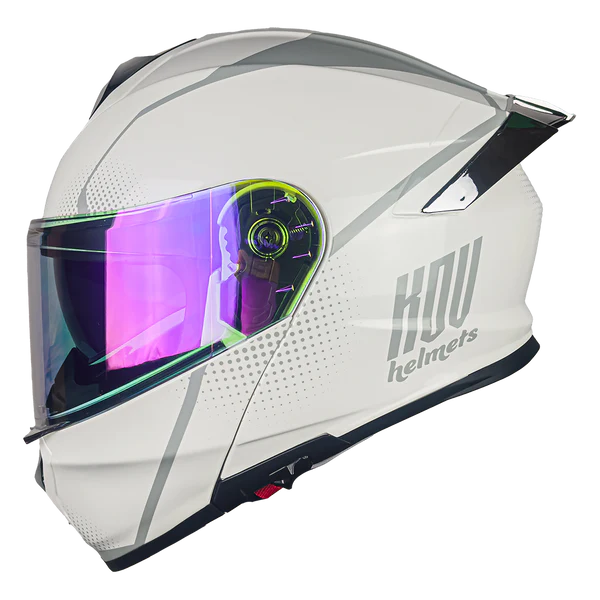 Casco THUNDER WAVES white pearl