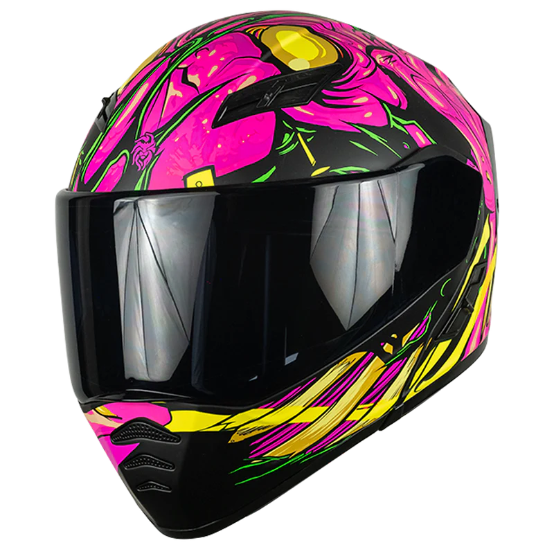 Casco Estelar Zombie rosa (Luz LED)