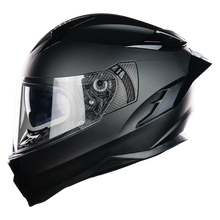 Cargar imagen en el visor de la galería, Casco ARES solido negro mate
